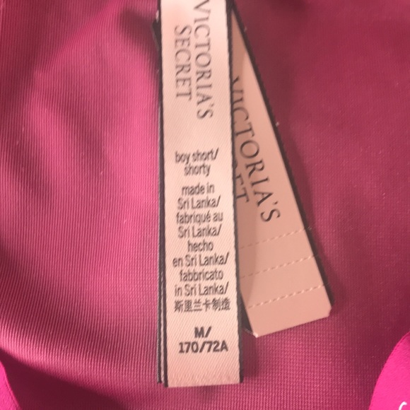 VICTORIA'S SECRET Velvet Logo Waist Shortie Panty - Picture 2 of 4